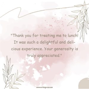 75 Thank You For Lunch Messages Expressing Gratitude