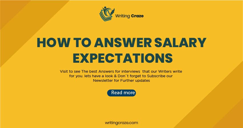 How to Answer Salary Expectation Question