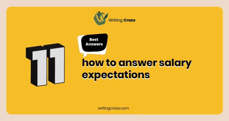 How to Answer Salary Expectations [Example 11]