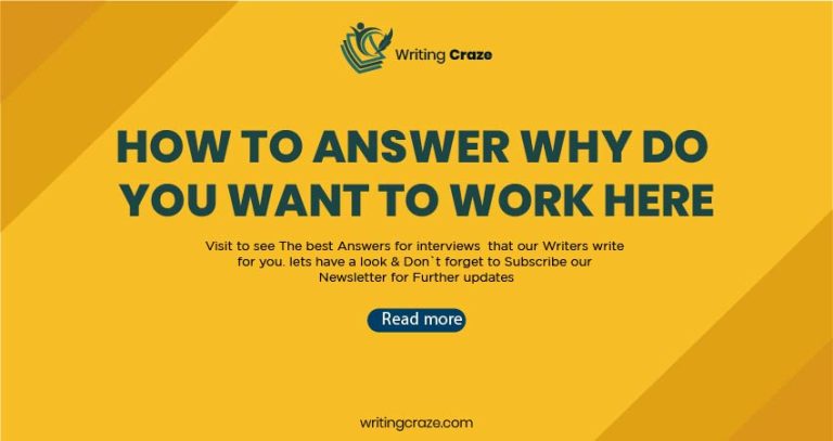 How to Answer Why do You Want to Work Here [13 Examples]