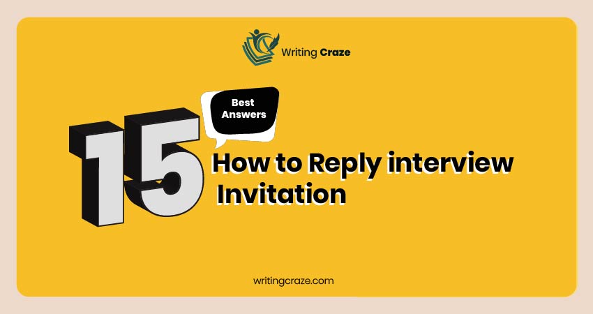 How to reply interview invitation