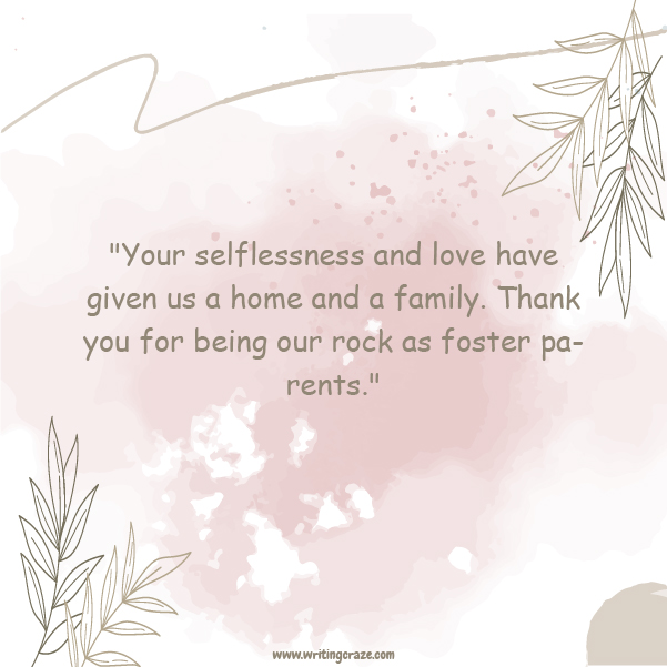Best Thank You Messages to Foster Parents