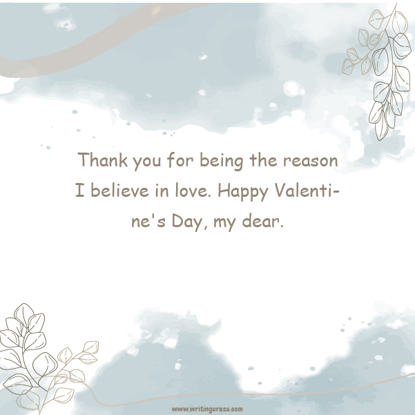 Catchy Valentine's Day Thank Messages Examples Samples