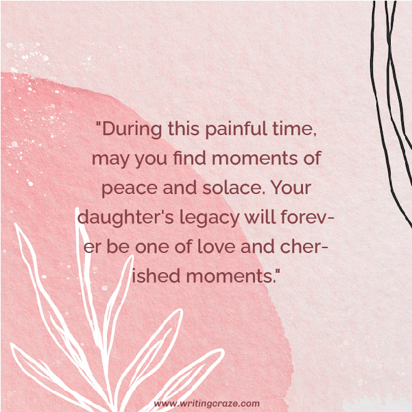 81 Words For Loss Of A Daughter