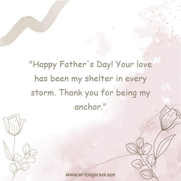 Short Thank You Message Examples for Father's Day