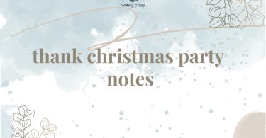 Thank Christmas Party Notes