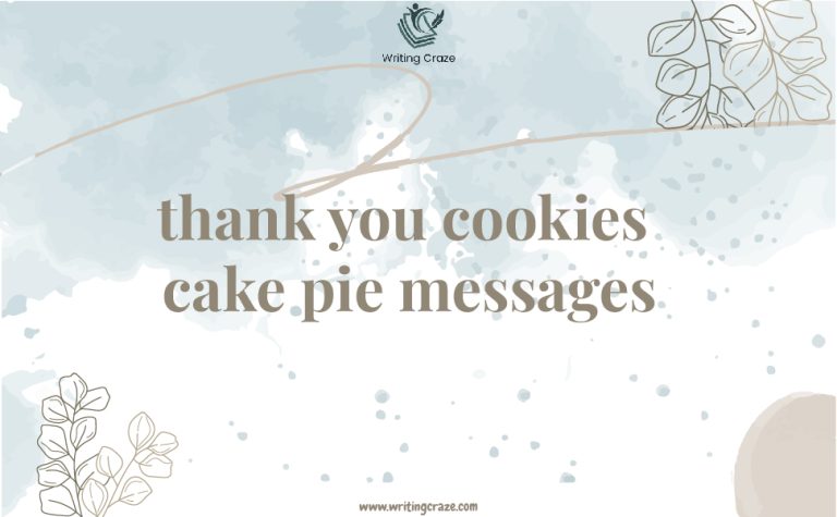 103+ Thank You Messages for Cookies, Cake, and Pie Delights