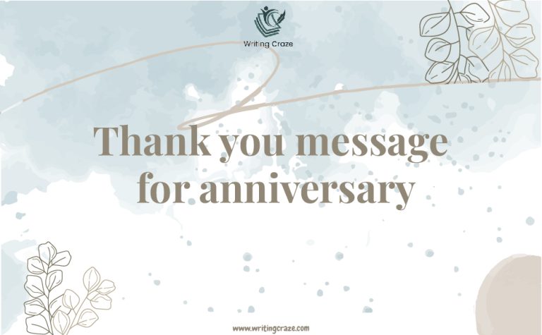97+ Thank You Messages for Anniversaries