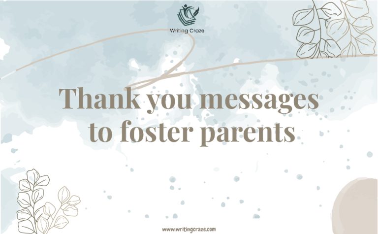 97+ Perfect Thank You Messages to Foster Parents