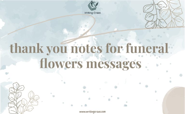 97+ Crafting Meaningful Thank You Notes for Funeral Flowers
