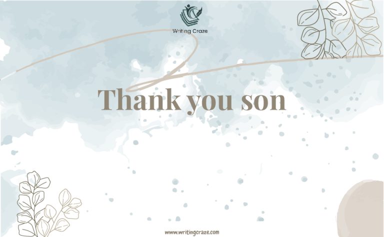 99+ Best Thank You Son Messages That’ll Melt Hearts