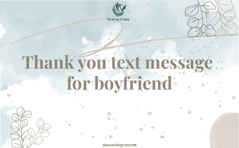 87+ Touching Thank You Text Messages for Boyfriend