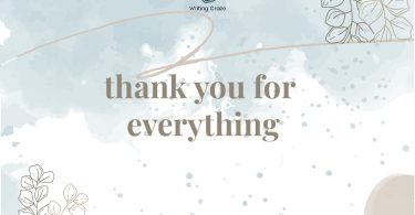 Thank You for Everything