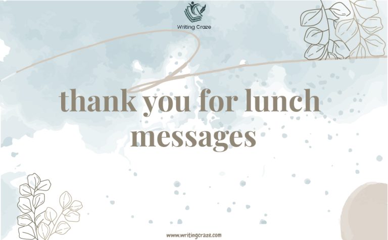 75+ Thank You for Lunch Messages Expressing Gratitude