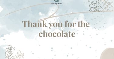 Thank You for the Chocolate