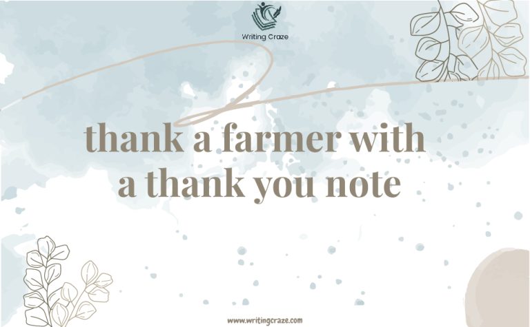77+ Thank a Farmer with a Thank You Note