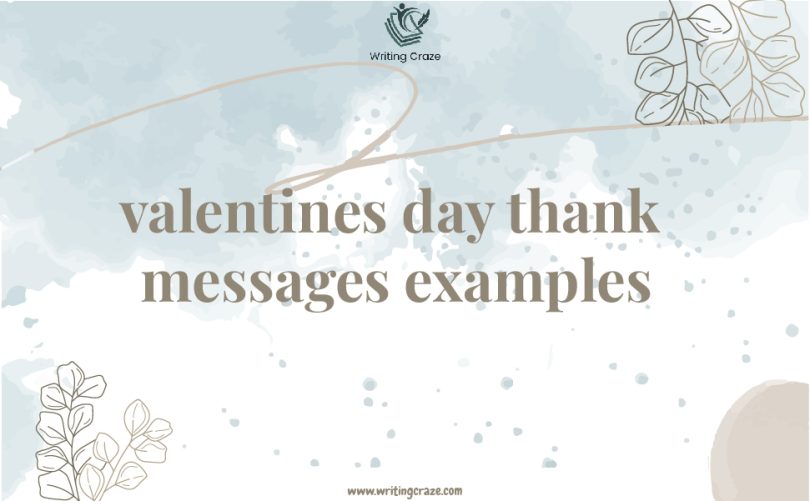 Valentine's Day Thank Messages Examples