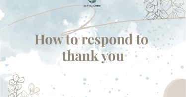 how to respond to thank you