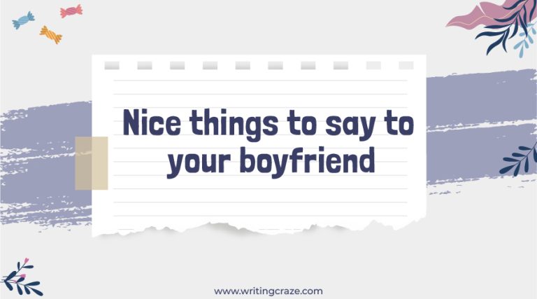 81+ Nice Things to Say to Your Boyfriend