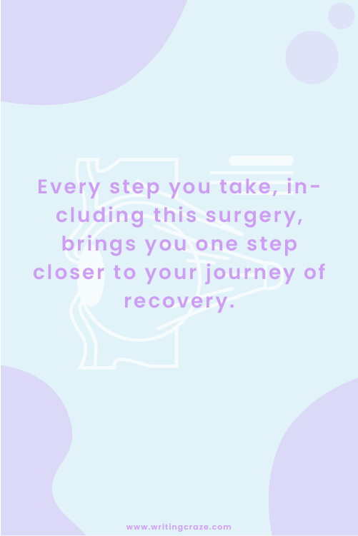 Short Spiritual Words of Encouragement after Surgery
