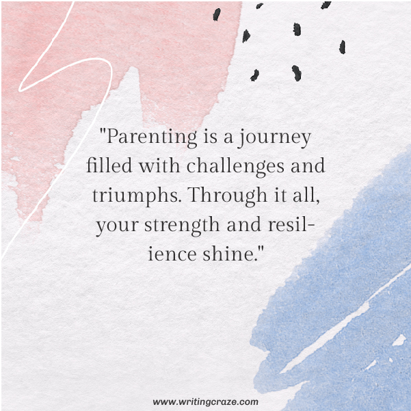 Short Words of Encouragement for Parents
