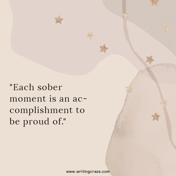 Short Words of Encouragement for Sobriety