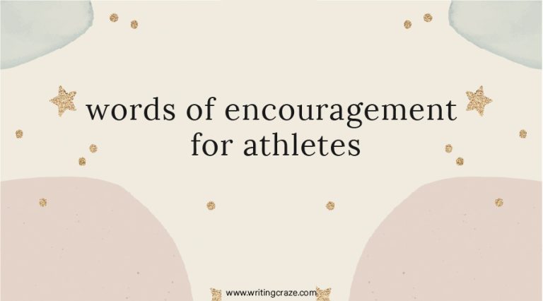 105+ Words of Encouragement for Athletes