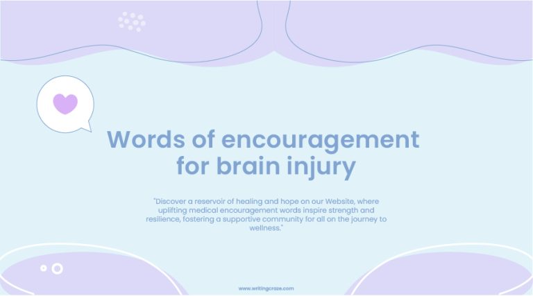 105+ Words of Encouragement for Brain Injury