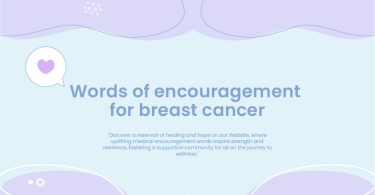 Words of Encouragement for Breast Cancer