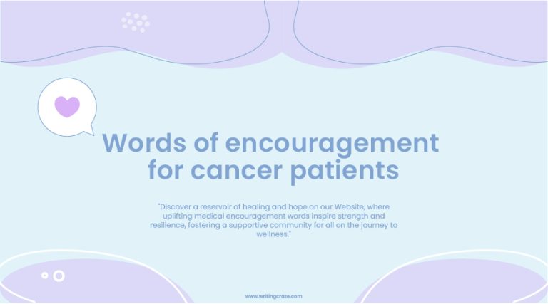 97+ Words of Encouragement for Cancer Patients
