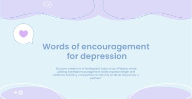 Words of Encouragement for Depression