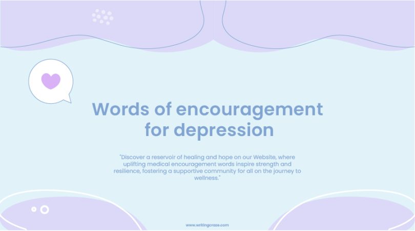 Words of Encouragement for Depression