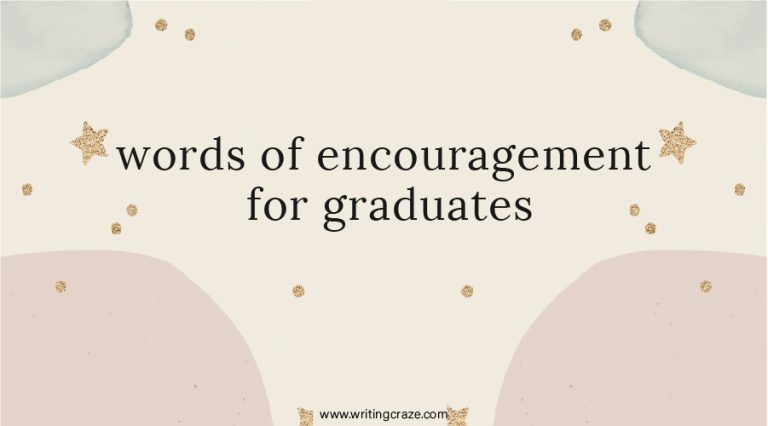 79+ Words of Encouragement for Graduates