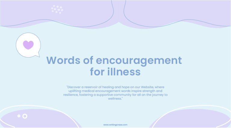 91+ Words of Encouragement for Illness