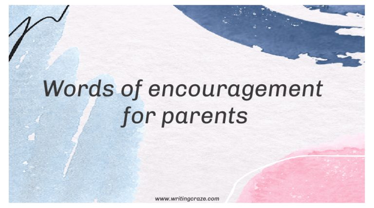 83+ Words of Encouragement for Parents