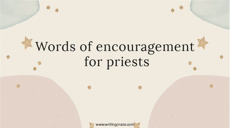 79+ Words of Encouragement for Priests
