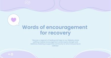 Words of Encouragement for Recovery