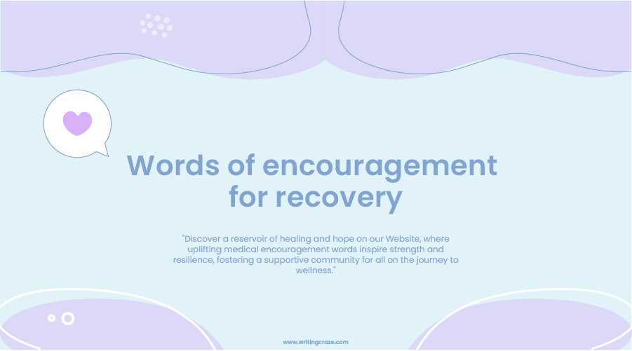 101 Words Of Encouragement For Recovery 