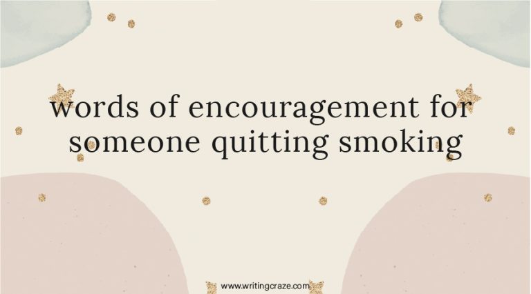 75+ Words of Encouragement for Someone Quitting Smoking