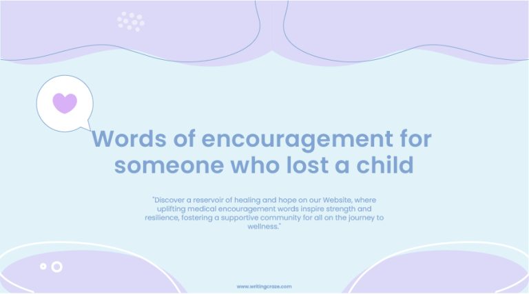 75+ Words of Encouragement for Someone Who Lost a Child