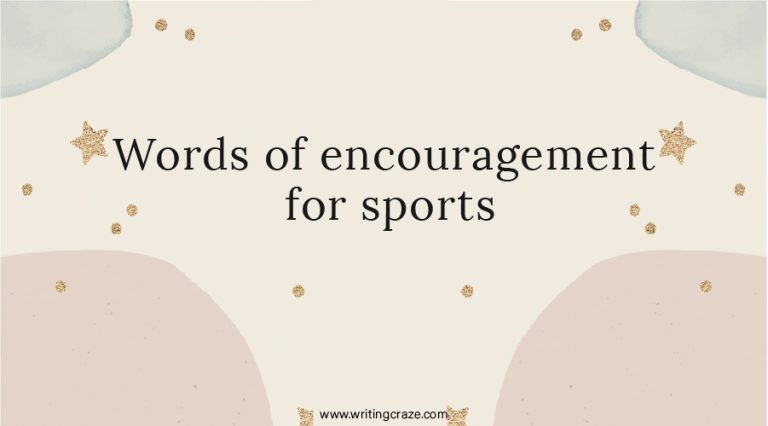 91+ Words of Encouragement for Sports