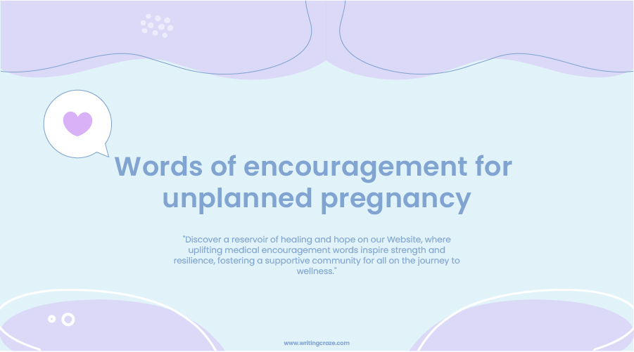 Words of Encouragement for Unplanned Pregnancy