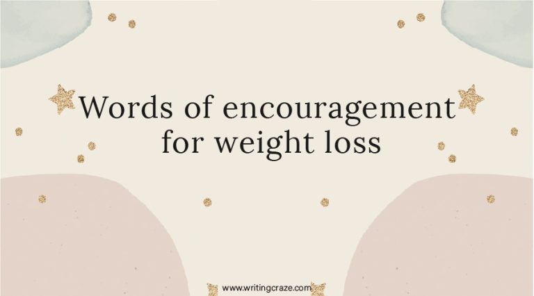 85+ Words of Encouragement for Weight Loss